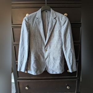 J Crew Ludlow Slim Fit 36S Unlined Baird McNutt Cotton Linen Blazer Sport Coat